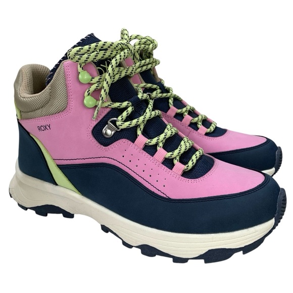 Roxy Boots Alpine Collection Pinnacle Color-Block Lace Up Shoes Hiking Size 9